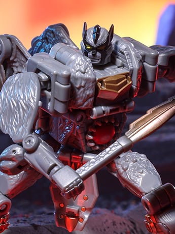 Hasbro Transformers: Legacy United Voyager Beast Wars Universe Silverbolt Plastic Action Figure