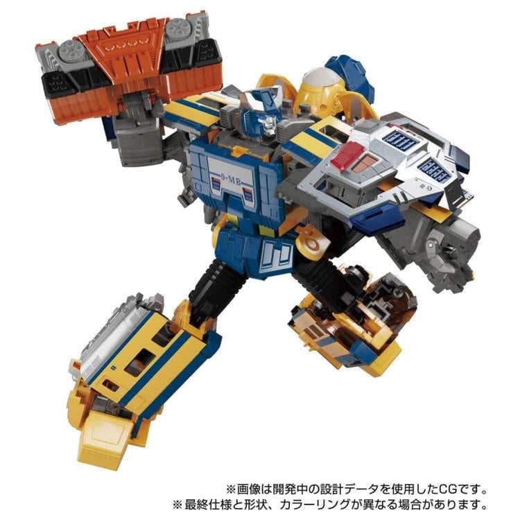 Takara Tomy Transformers Masterpiece G MPG-07 Trainbot Ginou Plastic Collectible Figure - View 5