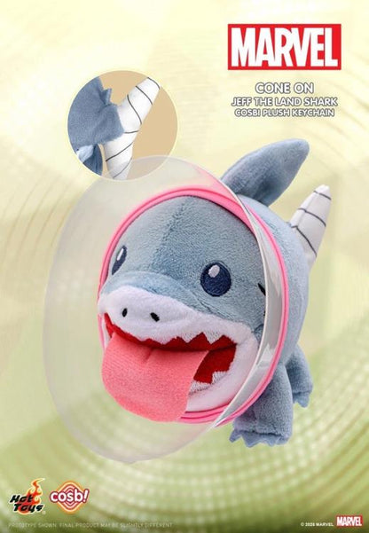 Hot Toys Marvel Comics Cosbi Jeff the Land Shark Random Plush Keychain, 4-Inch - View 5