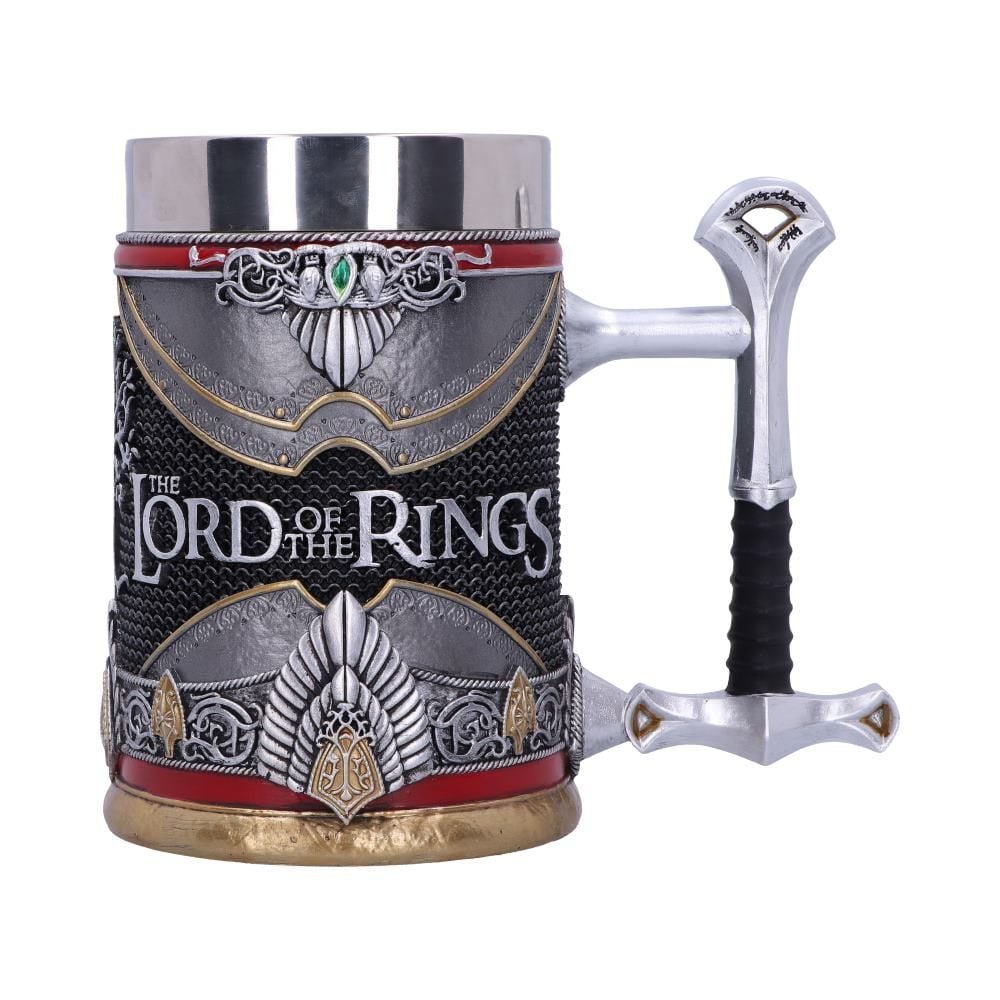 Nemesis Now The Lord of the Rings Aragorn Tankard (6.1-Inch Resin and Steel) - View 3