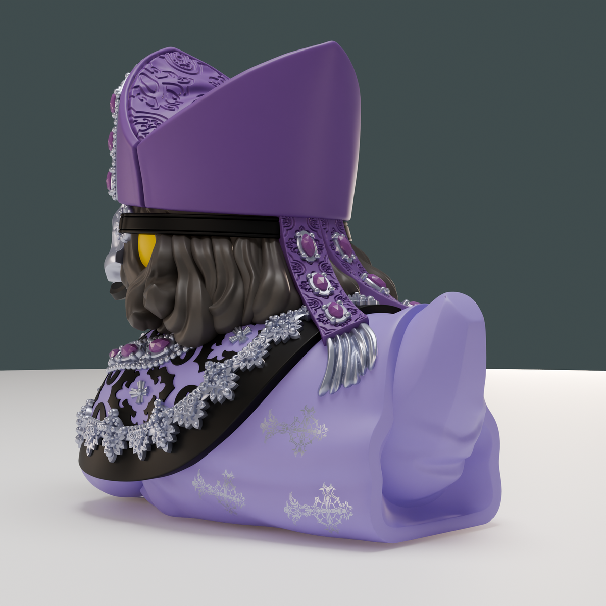 Numskull Ghost TUBBZ Papa V Perpetua Cosplaying Duck (Boxed Edition) 3.5-Inch - View 5