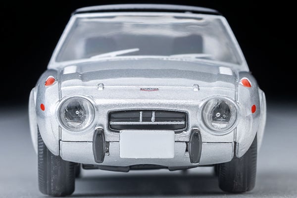Tomytec Tomica Limited Vintage TLV-139c 1969 Toyota Sports 800 (Silver) with Custom Wheels 1/64 Scale Diecast Model - View 6