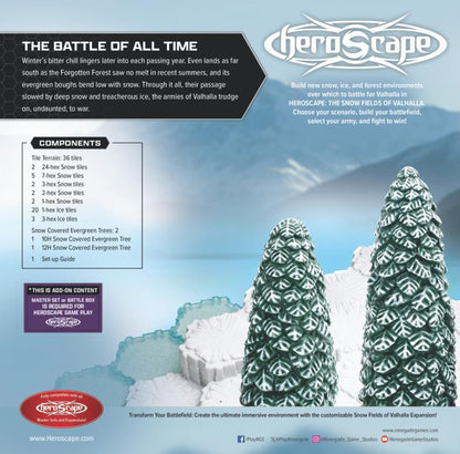 Renegade Game Studios Heroscape The Snow Fields of Valhalla Terrain Expansion - View 6
