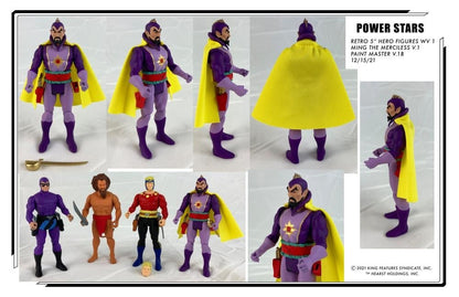 Boss Fight Studio King Features Power Stars Hero Ming the Merciless Retro 5-Inch Figure - View 4