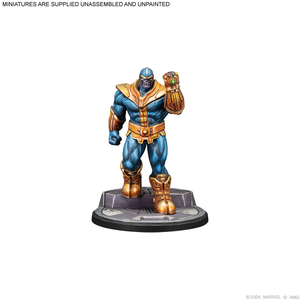 Atomic Mass Games Marvel: Crisis Protocol Thanos Ultimate Encounter Miniatures Set - View 5