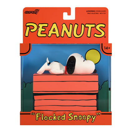 Super7 Peanuts ReAction Sleeping Snoopy (Flocked) Action Figure - View 8