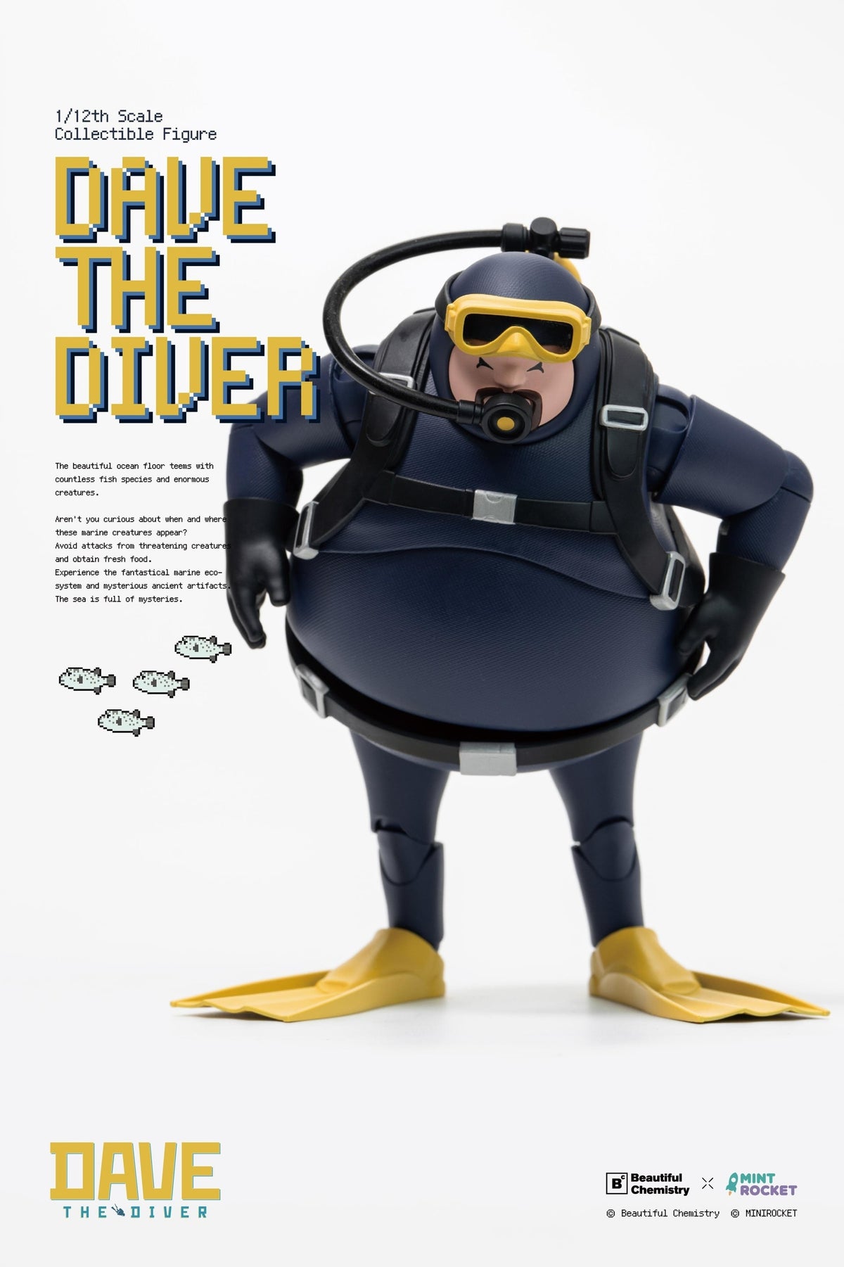 Beautiful Chemistry Dave the Diver 1/12 Scale 6-Inch Action Figure - View 6