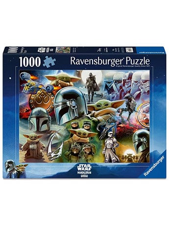 Ravensburger USA Star Wars: The Mandalorian and Grogu 1000-Piece Jigsaw Puzzle with Grogu