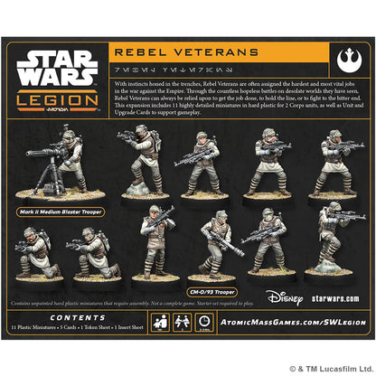 Atomic Mass Games Star Wars: Legion Rebel Veterans Rebel Soldier Plastic Miniatures Unit - View 3