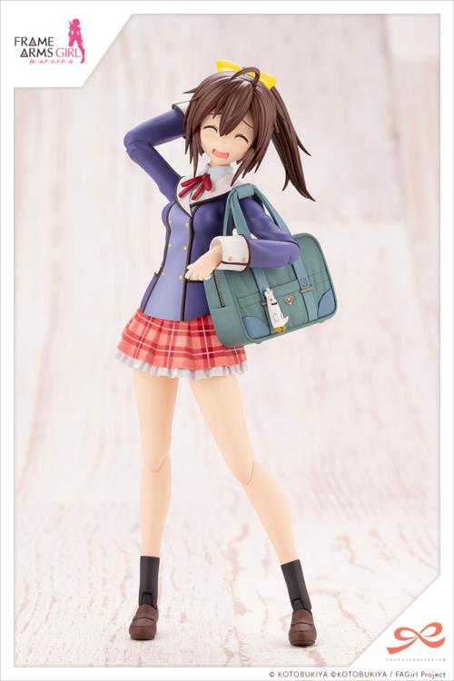 Kotobukiya Frame Arms Girl Sousai Shoujo Teien Ao Gennai Wakaba Girls' High School Winter Clothes 1/10 Scale Model Kit - View 6