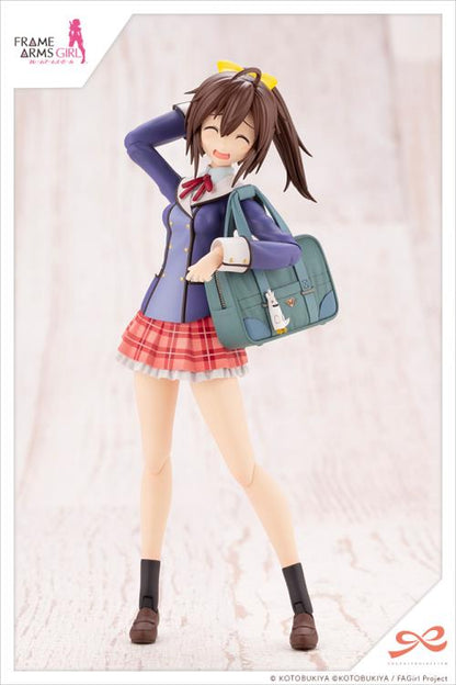 Kotobukiya Frame Arms Girl Sousai Shoujo Teien Ao Gennai Wakaba Girls' High School Winter Clothes 1/10 Scale Model Kit - View 6