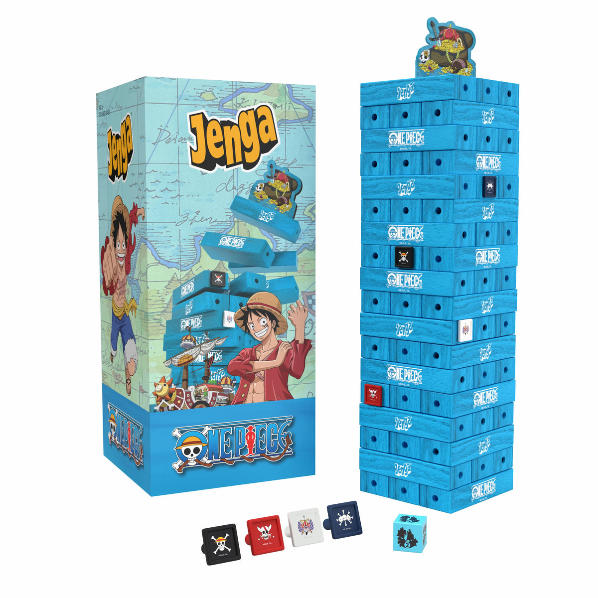 USAopoly Jenga: One Piece Edition Block Stacking Board Game - View 5