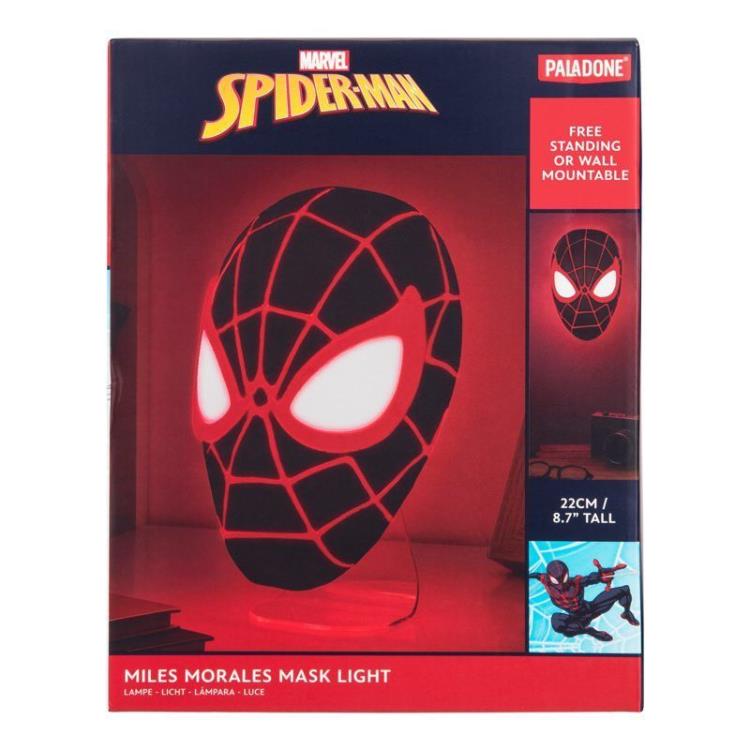 Paladone Marvel Spider-Man Miles Morales Mask Light, 8.7-Inch Plastic - View 5
