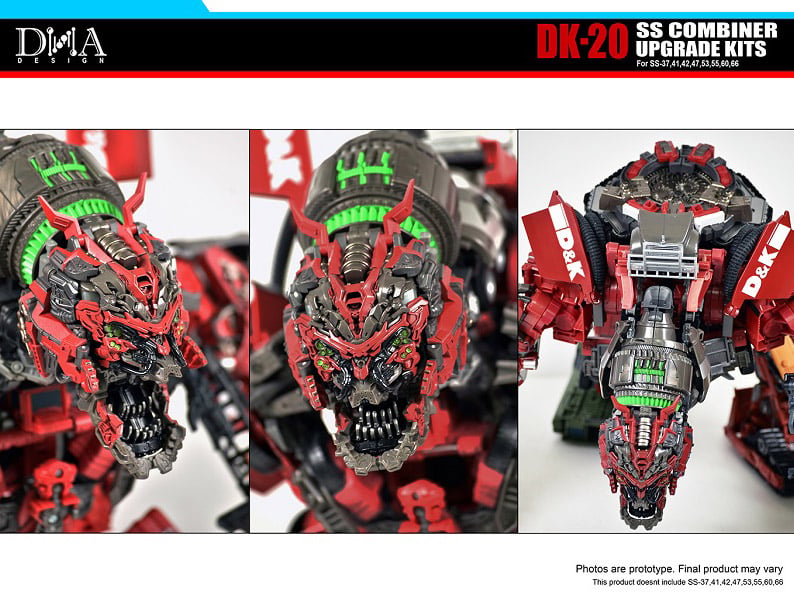 DNA Design DK-20 Upgrade Kit (Reissue) Plastic Model Accessory Set - View 4