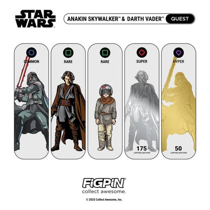 FiGPiN Star Wars FiGPiN Quest #1831-1861 Darth Vader Random Limited Edition 3-Inch Pin - View 9