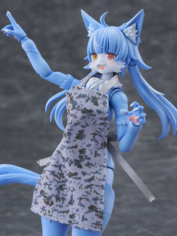 Aoshima KemoPla Omaneko Model Kit in ABS and PVC (5.8-Inch)