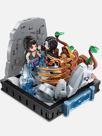 Keeppley Naruto: Shippuden Uchiha Brothers Battle Building Blocks Set