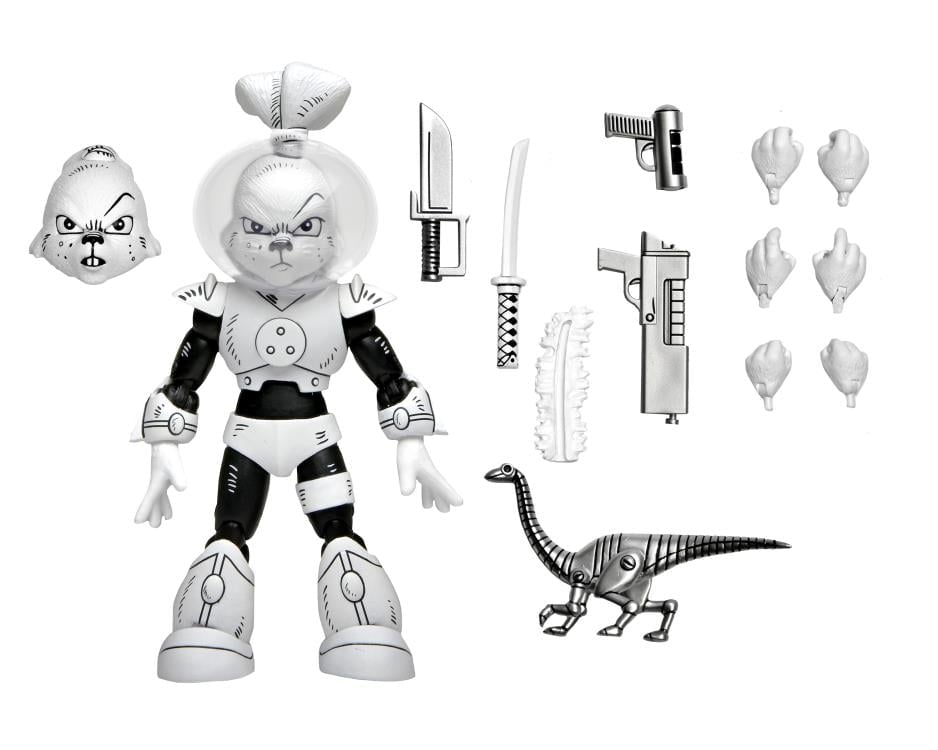 NECA Usagi Yojimbo Space Usagi Yojimbo (Black and White Ver.) Action Figure - View 14