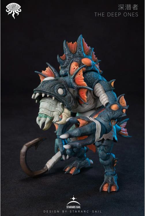 StarArc Toys Cthulhu San Zero The Deep One Orange Ver. 1/12 Scale 5-Inch Action Figure - View 12