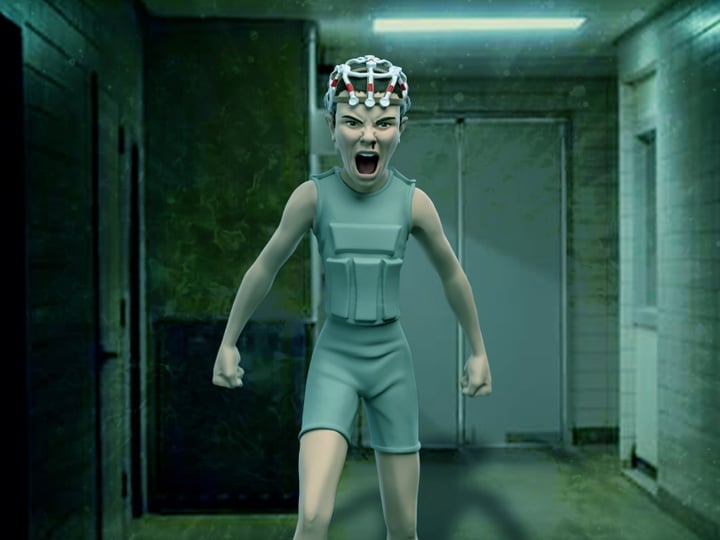 Weta Workshop Stranger Things Mini Epics Eleven Powered (Season 4) 4.8-Inch Vinyl Figure - View 2