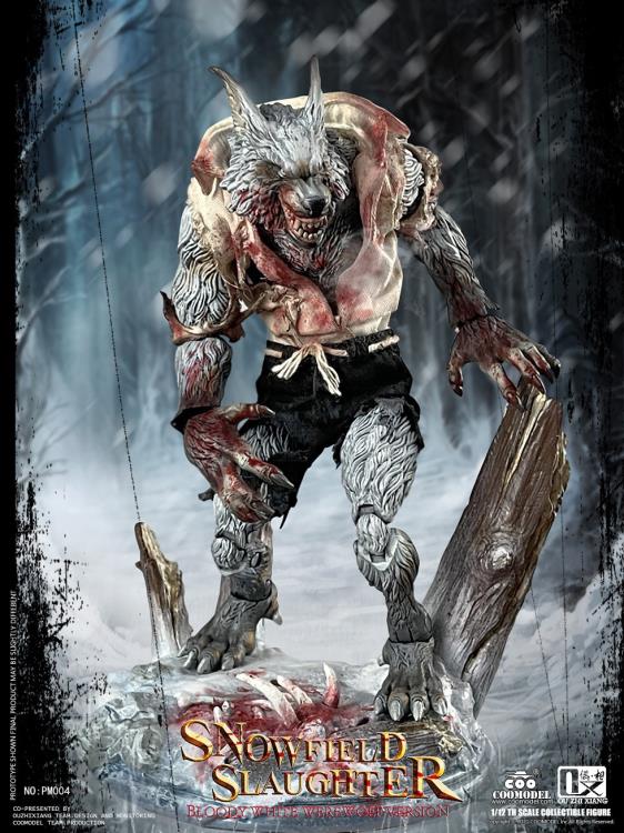 COO Model Palmtop Monsters Snowfield Slaughter Bloody White Werewolf Deluxe Ver. 1/12 Scale Figure - View 6