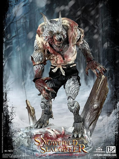 COO Model Palmtop Monsters Snowfield Slaughter Bloody White Werewolf Deluxe Ver. 1/12 Scale Figure - View 6