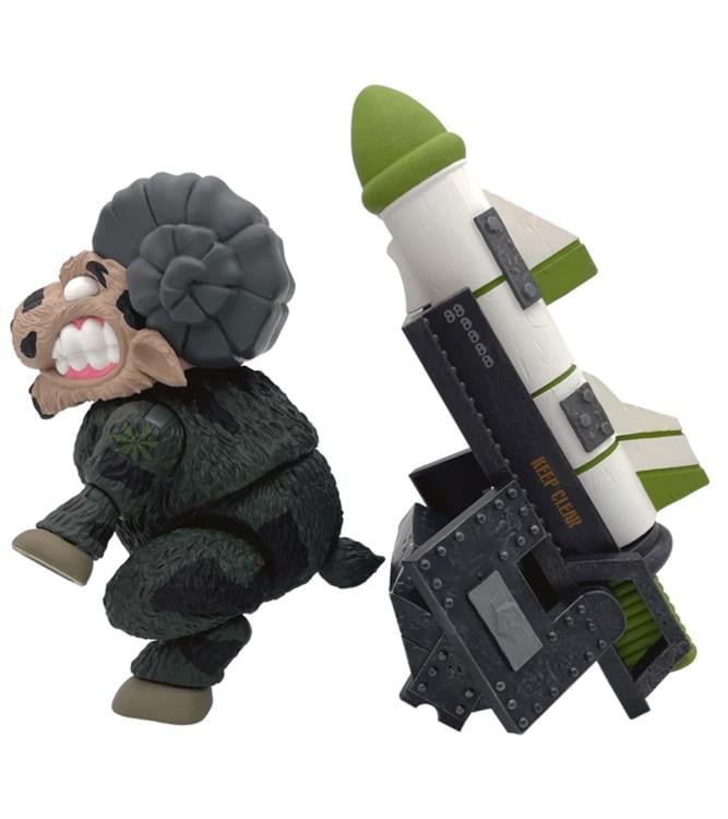 Premium DNA Barnyard Commandos Stealth Ops Major Legger Mutton 5-Inch Figure - View 6