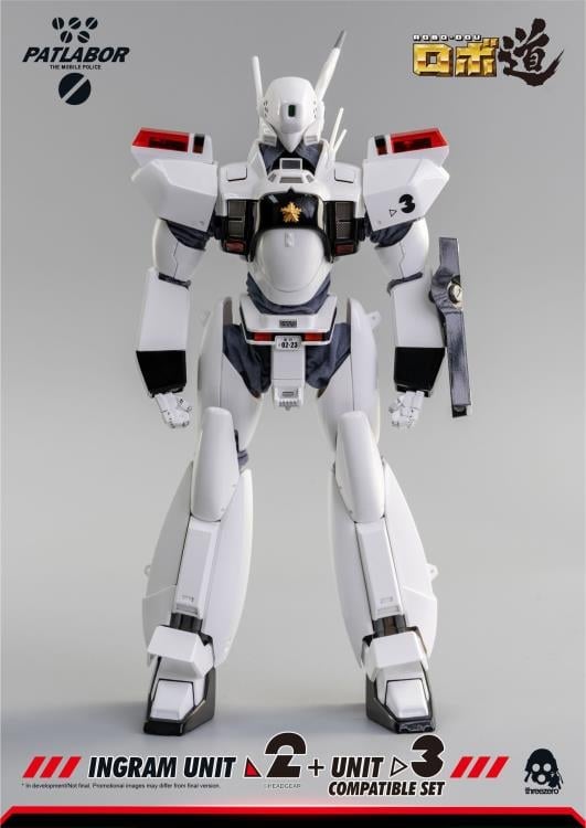 threezero Patlabor ROBO-DOU Ingram Unit 2 1/35 Scale Figure + Unit 3 Compatible Set - View 5