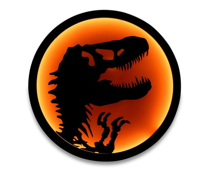 Ukonic Jurassic Park Back Lit T-Rex Logo LED Light (13-Inch) - View 6