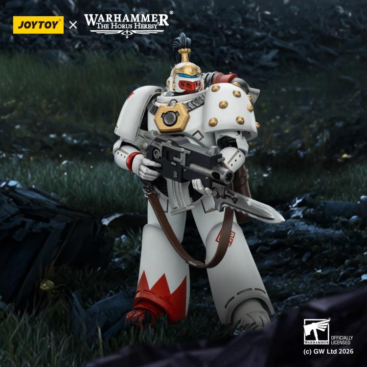 JoyToy Warhammer The Horus Heresy White Scars MKVI Tactical Legionary 1/18 Scale Action Figure - View 15