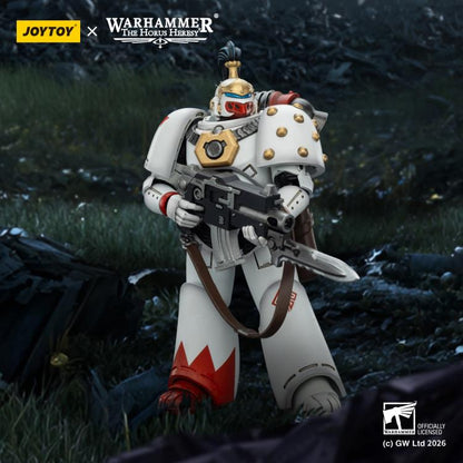 JoyToy Warhammer The Horus Heresy White Scars MKVI Tactical Legionary 1/18 Scale Action Figure - View 15