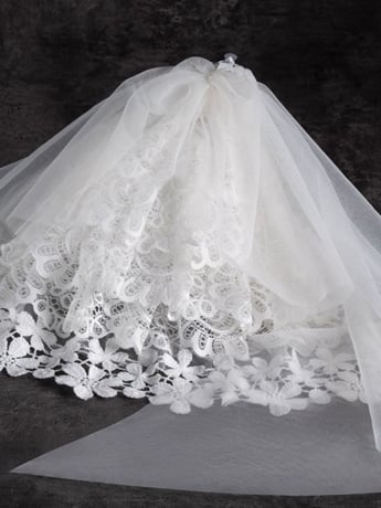 Earnestcore Craft Rosado Project Starflower Rose Wedding Dress 1/10 Scale Accessory with Bonus