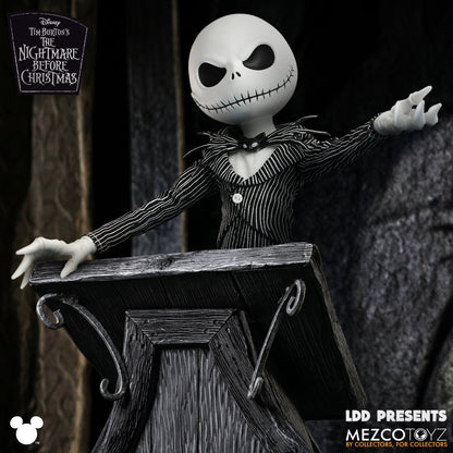 Mezco Toyz LDD Presents: The Nightmare Before Christmas Jack Skellington 10-Inch Collectible - View 6