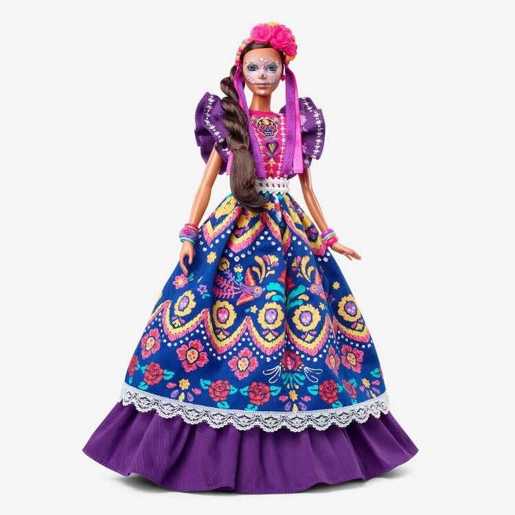 Mattel Barbie Signature Dia De Muertos (2022) Black Label Doll - View 3
