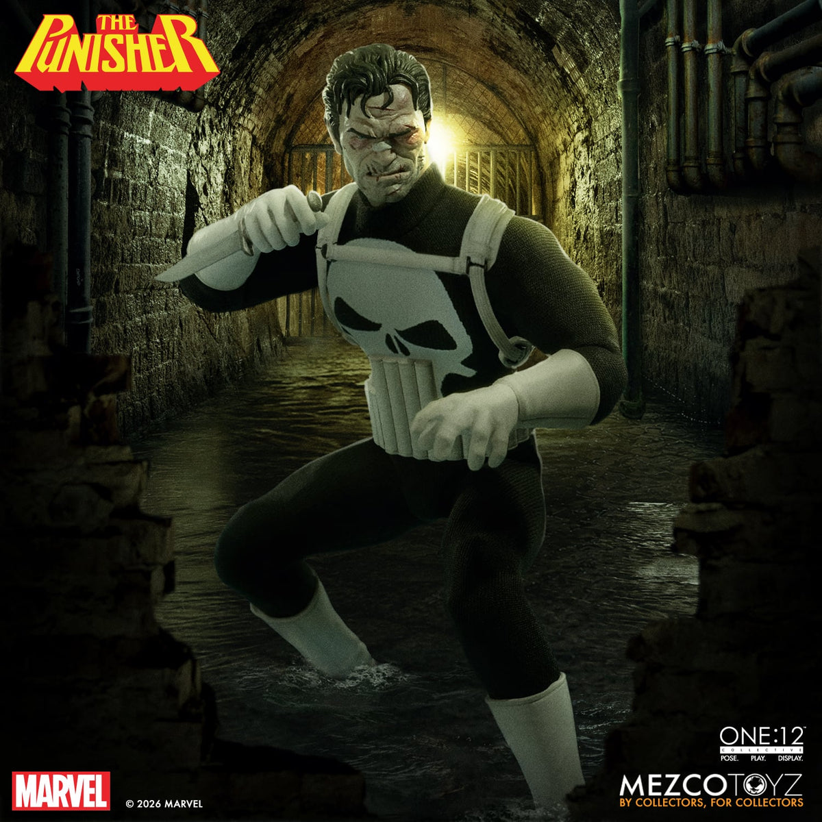 Mezco Toyz Marvel One:12 Collective The Punisher 1/12 Scale Action Figure - View 13
