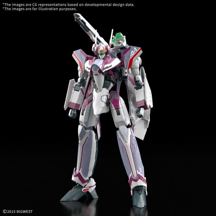 Bandai Macross Delta HG VF-31C Siegfried (Mirage Farina Jenius) 1/100 Scale Deluxe Model Kit Set - View 6