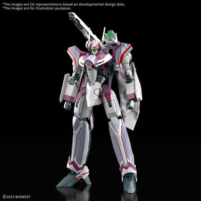 Bandai Macross Delta HG VF-31C Siegfried (Mirage Farina Jenius) 1/100 Scale Deluxe Model Kit Set - View 6