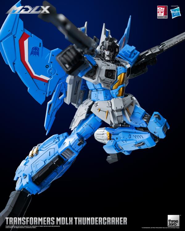 threezero Transformers MDLX Articulated Figure Series Thundercracker 7.8-Inch Action Figure - View 17