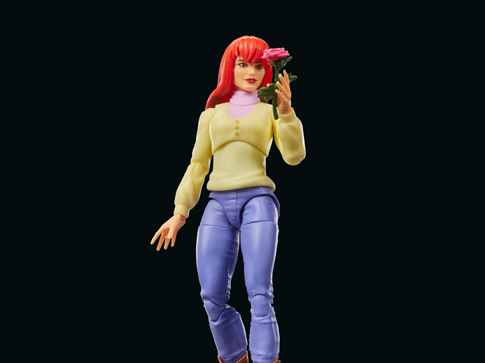 Hasbro Spider-Man: The Animated Series Marvel Legends Retro Collection Mary Jane Action Figure - View 2
