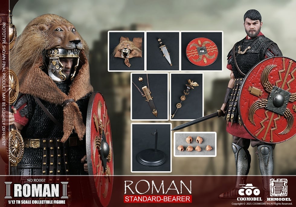 COO Model HH Model Roman Standard Bearer 1/12 Scale Figure - View 13