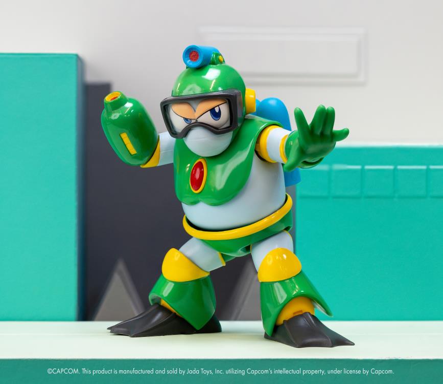 Jada Toys Mega Man Bubble Man Deluxe 1/12 Scale Action Figure - View 5