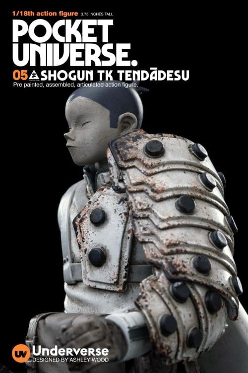Underverse Tomorrow Kings Pocket Universe Shogun TK Tendadesu 1/18 Scale 3.75-Inch Figure - View 7