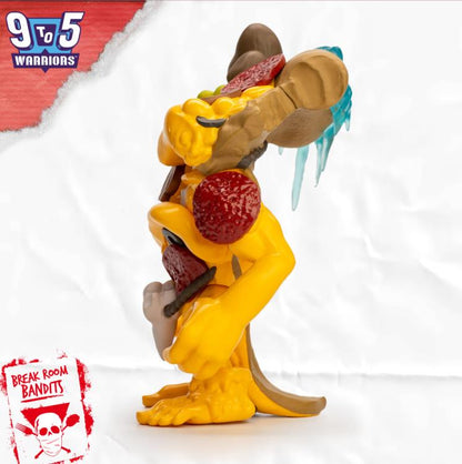 9 to 5 Warriors Slice Age 5.25-Inch Plastic Figure - View 6