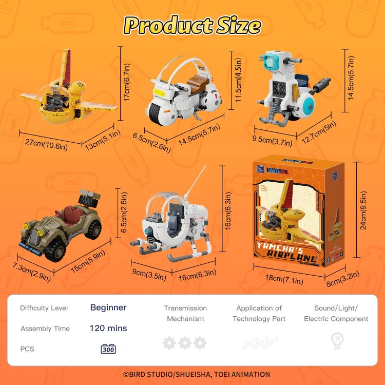 Pantasy Dragon Ball Yamcha's Car Building Block Set - View 5