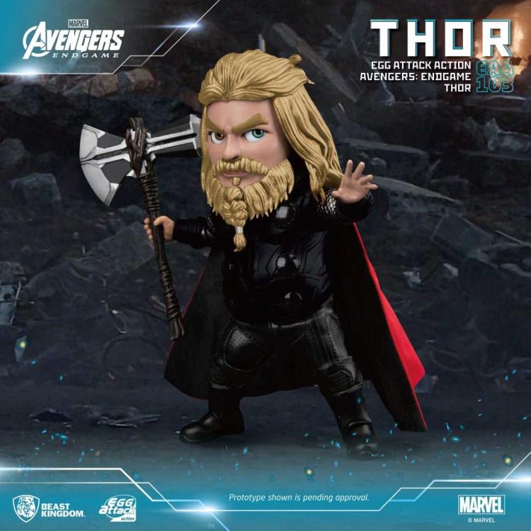 Beast Kingdom Egg Attack Action EAA-103 Avengers: Endgame Thor PX Previews Exclusive, 6.5-Inch - View 9