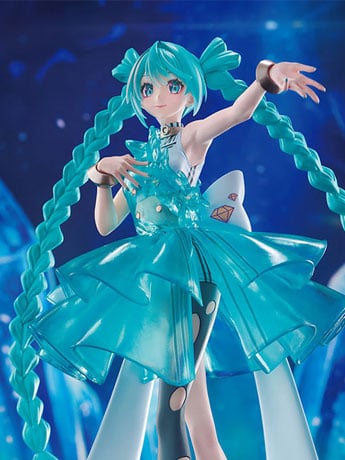 Bandai Banpresto Vocaloid Evolve Clearluxe Hatsune Miku (EmeraldGem) Figure 11-Inch