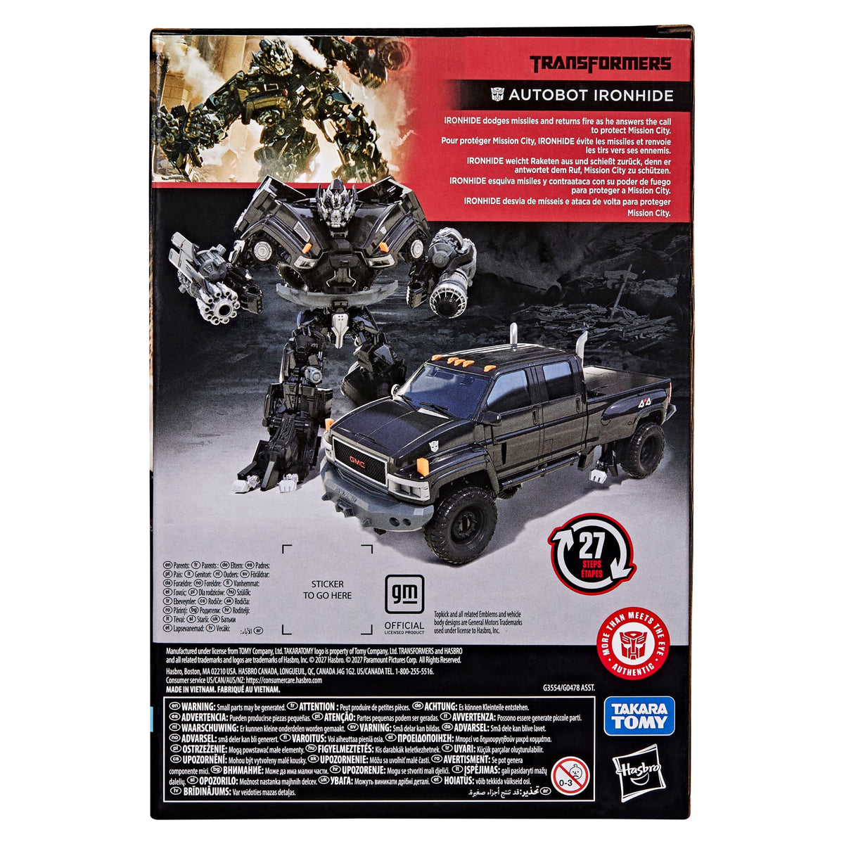 Hasbro Transformers Studio Series Voyager Class Autobot Ironhide 6.5-Inch Action Figure - View 10