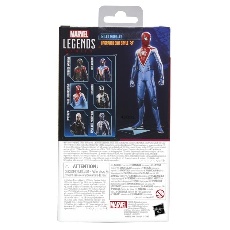Hasbro Marvel's Spider-Man 2 Marvel Legends Gamerverse Miles Morales (Upgraded Suit Style) Action Figure - View 12