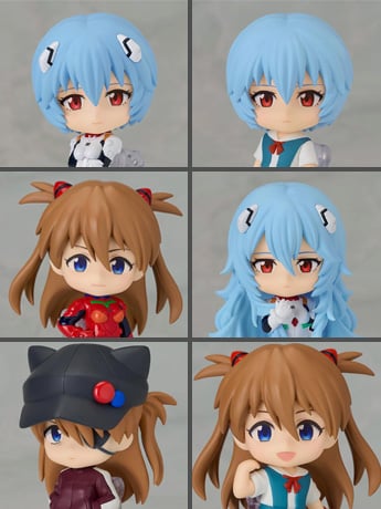 Good Smile Nendoroid Surprise Rebuild of Evangelion Boxed Set of 6 Figures with Random Accessories