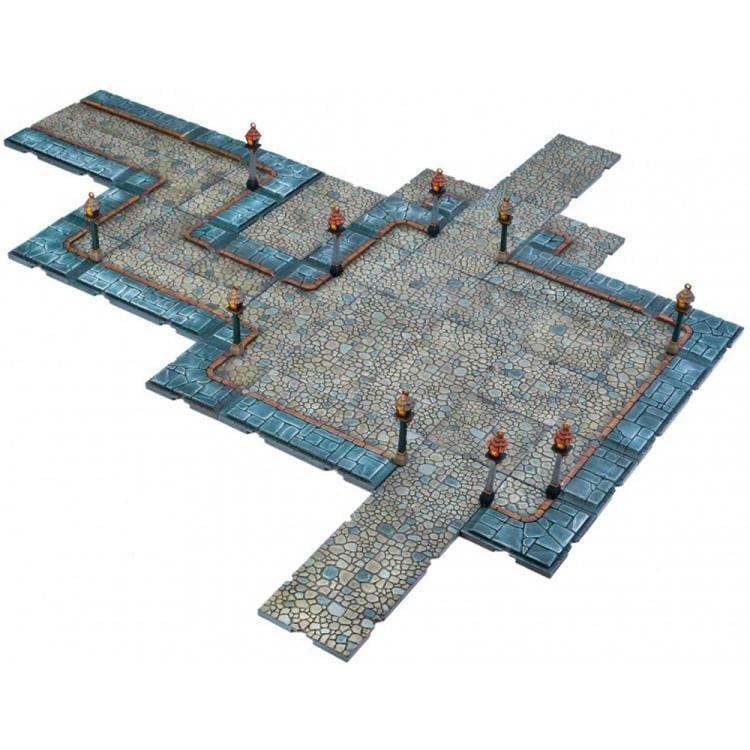 Archon Studios Dungeons & Lasers City Street Plastic Miniatures Set - View 3
